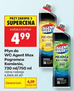 Biedronka Płyn do WC Agent Max Pogromca Kamienia oferta