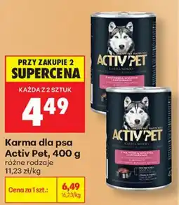 Biedronka Karma dla psa Activ Pet oferta