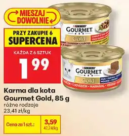 Biedronka Karma dla kota Gourmet Gold oferta