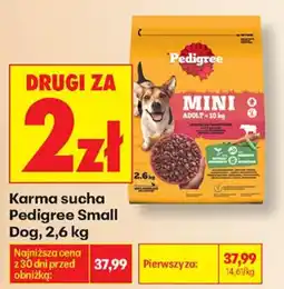 Biedronka Karma sucha Pedigree Small Dog oferta