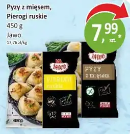 Passa Pyzy z mięsem, Pierogi ruskie Jawo oferta