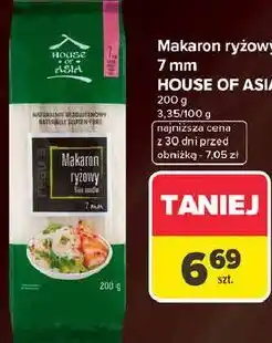 Carrefour Market Makaron ryżowy 7 mm HOUSE OF ASIA oferta