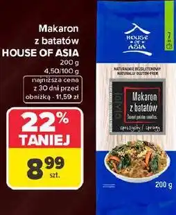 Carrefour Market Makaron z batatów HOUSE OF ASIA oferta