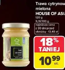 Carrefour Market Trawa cytrynowa mielona HOUSE OF ASIA oferta