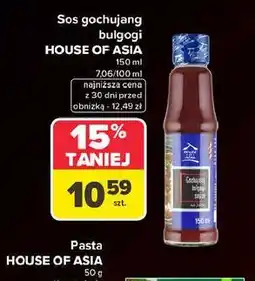 Carrefour Market Sos gochujang bulgogi HOUSE OF ASIA oferta