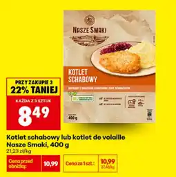 Biedronka Kotlet schabowy Nasze Smaki oferta