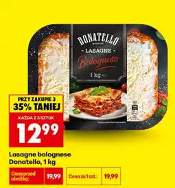 Biedronka Lasagne bolognese Donatello oferta