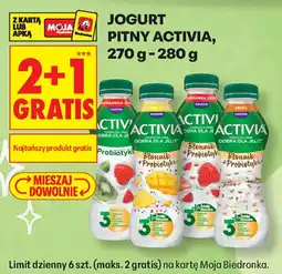 Biedronka Jogurt Pitny Activia oferta