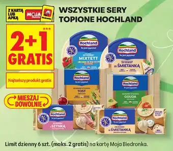 Biedronka Sery Topione Hochland oferta