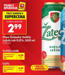 Biedronka Piwo Žatecký Světlý oferta