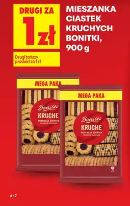 Biedronka Mieszanka ciastek kruchych Bonitki oferta