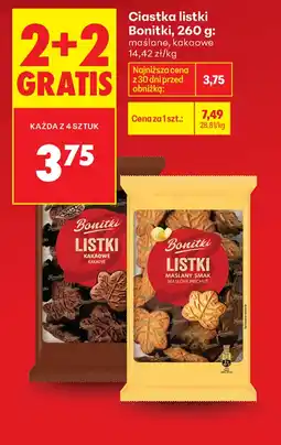 Biedronka Bonitki Listki oferta