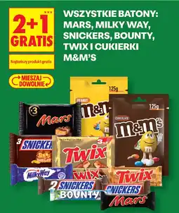 Biedronka Batony Mars, Milky Way, Snickers, Bounty, Twix i Cukierki M&M's oferta