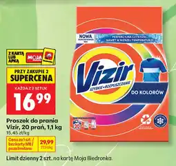 Biedronka Proszek do prania Vizir oferta