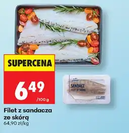 Biedronka Filet z sandacza ze skórą oferta