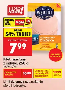 Biedronka Filet maślany z indyka oferta