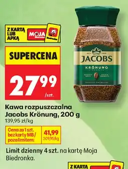 Biedronka Kawa rozpuszczalna Jacobs Krönung oferta