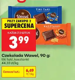Biedronka Czekolada Wawel, tiki taki, kasztanki oferta