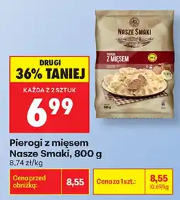 Biedronka Pierogi z mięsem Nasze Smaki oferta