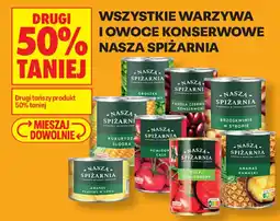 Biedronka NASZA SPIŻARNIA Wszystkie warzywa i owoce konserwowe oferta
