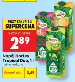 Biedronka Napój Hortex Tropical Duo oferta