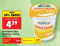 Biedronka Śmietana 18% Piątnica oferta