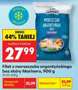 Biedronka Filet z morszczuka argentyńskiego bez skóry Marinero oferta
