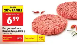 Biedronka Burger wołowy Kraina Mięs oferta
