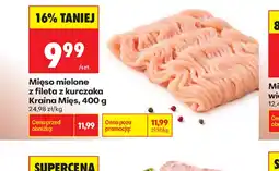 Biedronka Mięso mielone z fileta z kurczaka Kraina Mięs oferta
