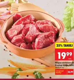 Biedronka Mięso wołowe na Kraina Mięs oferta