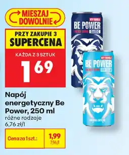 Biedronka Napój energetyczny Be Power oferta