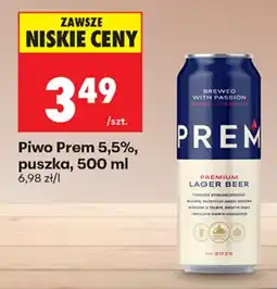 Biedronka Piwo Prem oferta