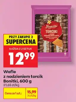 Biedronka Wafle z nadzieniem torcik Bonitki oferta