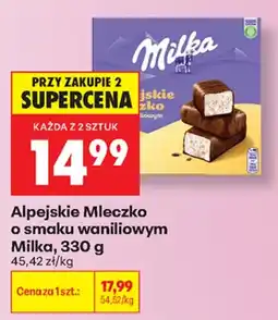 Biedronka Alpejskie Mleczko Milka oferta