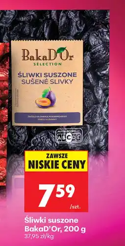 Biedronka Śliwki suszone BakaD'Or oferta