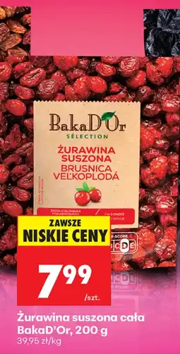 Biedronka Żurawina suszona cała BakaD'Or oferta