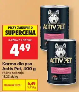 Biedronka Karma dla psa Activ Pet oferta