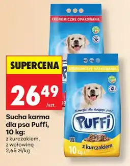 Biedronka Sucha karma dla psa Puffi oferta
