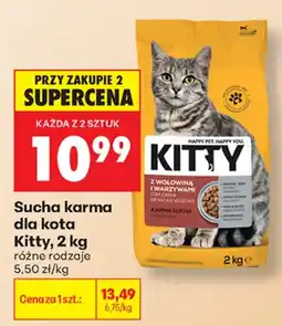 Biedronka Sucha karma dla kota Kitty oferta