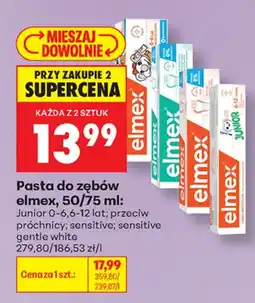 Biedronka Pasta do zębów elmex oferta