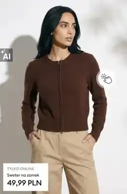 Sinsay Sweter na zamek oferta
