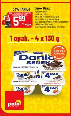 Serek Danio truskawkowy 4-pak