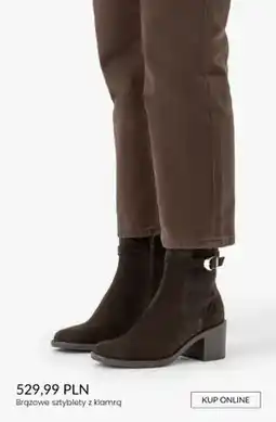 Ryłko Brązowe sztyblety z klamrą oferta