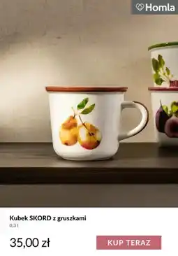 Homla Kubek Skord z gruszkami 0,3 l Homla oferta