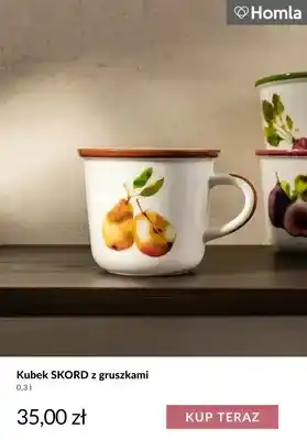 Kubek Skord z gruszkami 0,3 l Homla