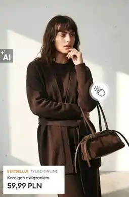Sinsay Kardigan z wiązaniem oferta