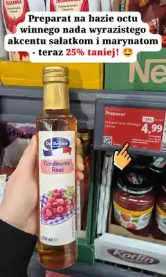Lidl Preparat na bazie octu winnego Duc De Coeur Condimento Rosé oferta