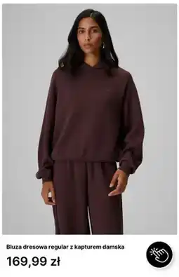 4F Bluza dresowa regular z kapturem damska 4F oferta