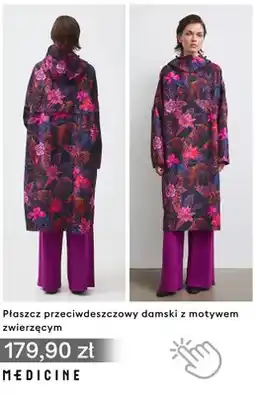 Medicine Płaszcz przeciwdeszczowy damski z motywem zwierzęcym Medicine oferta
