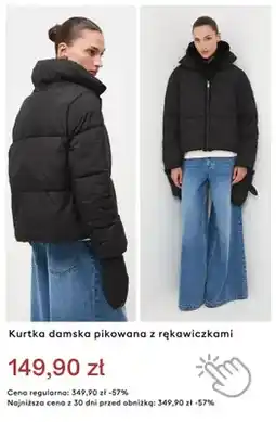 Medicine Kurtka damska pikowana z rękawiczkami oferta